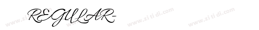 喜鹊聚珍体 REGULAR字体转换 喜鹊聚珍体 REGULAR字体转换